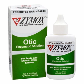 Zymox Ear Care Otic Enzymatic Solution Hydrocortisone Free 1.25oz food toppers for dogs,dog gravy,dog flavor boost